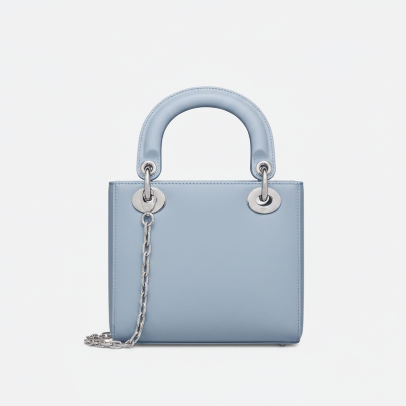 Structured Patent Leather Shoulder Bag