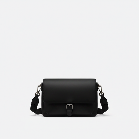 PM Leather Satchel Bag