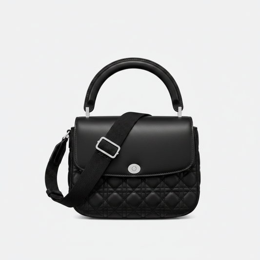 Medium Top Handle Leather Handbag