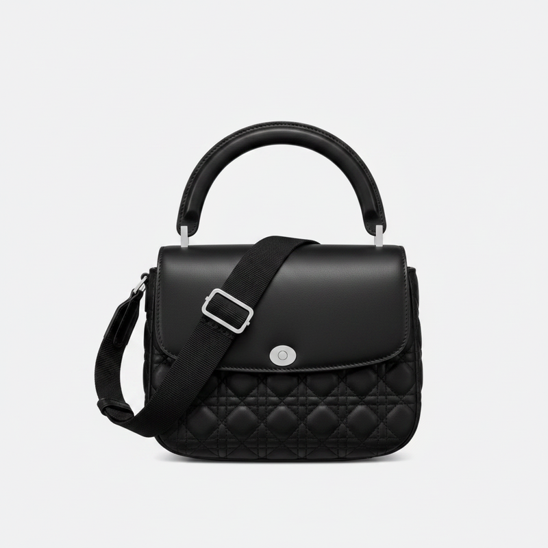 Medium Top Handle Leather Handbag