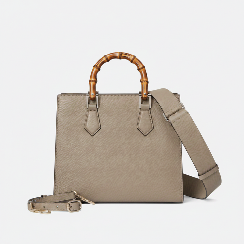 Mittelgroße Leder Tote Bag