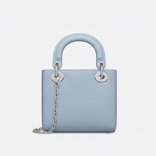 Structured Patent Leather Shoulder Bag