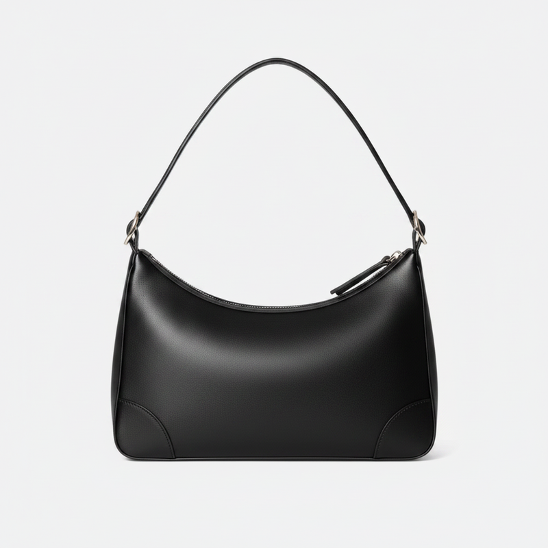 Medium Embossed Shoulder Bag
