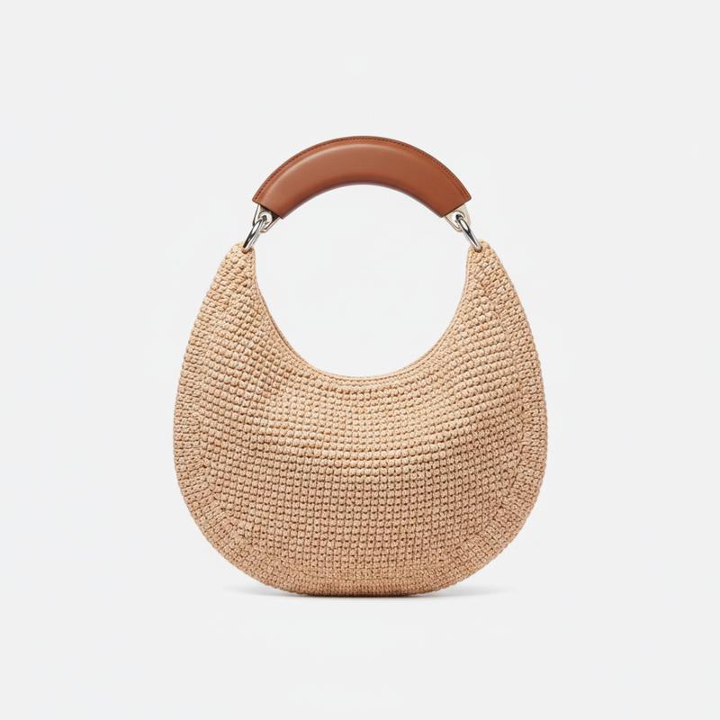 Raffia Banana Bag