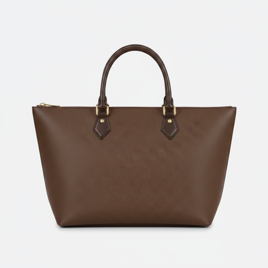 PM Leather Tote Bag
