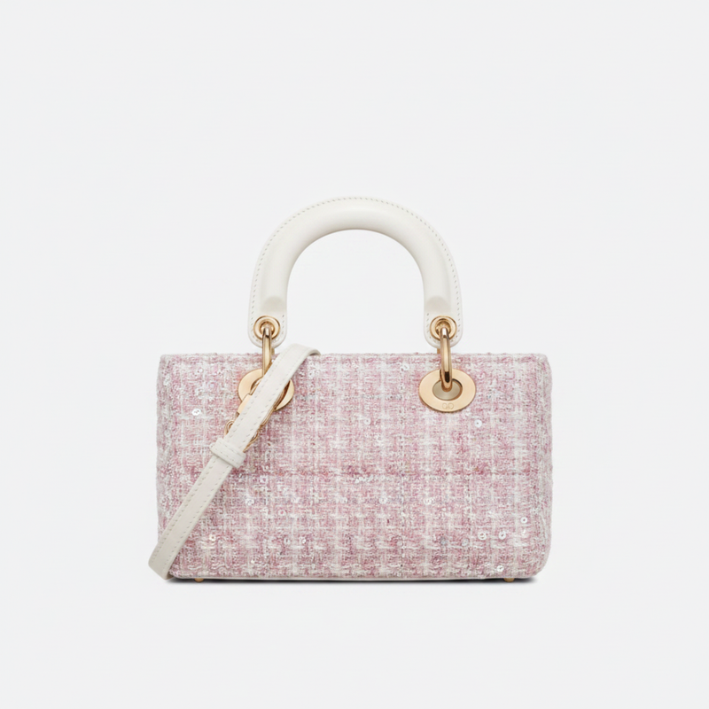 Embroidered Micro Leather Bag