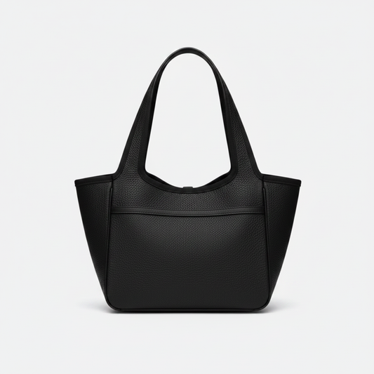 Grained Leather Shoulder Bag