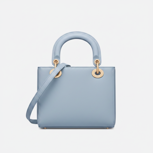 Small Structured Leather Handbag